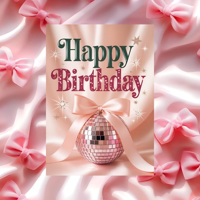 Carte Fête Coquette Rose Sweet Seize Ans (Créateur téléchargé)