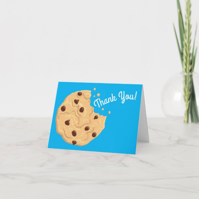 Carte Fête d'anniversaire de 1 an Chocolate Chip Cookie  (Devant)