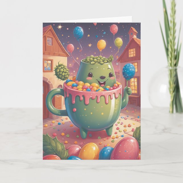 Carte Fête d'anniversaire de bière Celebration (Devant)
