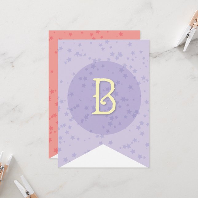 Carte Fête d'anniversaire de fille Princesse Fée Sucrée  (Devant/Arrière en situation)