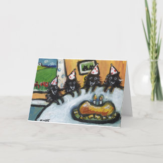 Carte Fête d'anniversaire d'été de Schipperke