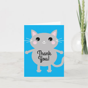 Carte Fête d'anniversaire du chat
