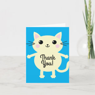 Carte Fête d'anniversaire du chat