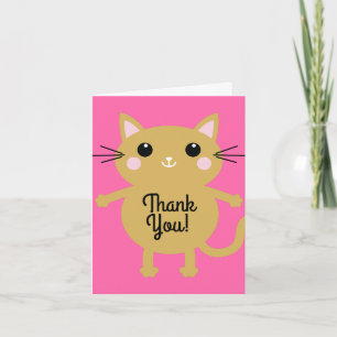 Carte Fête d'anniversaire du chat