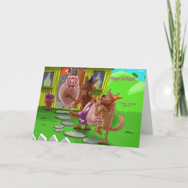 Carte Fête d'anniversaire incorrecte ? (Devant)