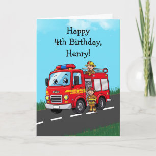 Carte Fête d'anniversaire personnalisée pour enfants ave