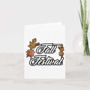 Carte Fête D'Automne Nuances D'Automne