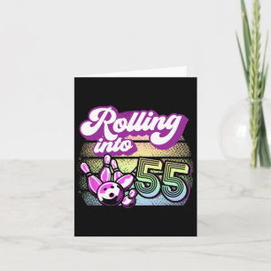 Carte Fête de Bowling qui Défile pour les 55 ans de Bowl
