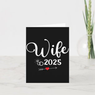 Carte Fête de fiançailles 2025 Femme Mari Époux Assortis