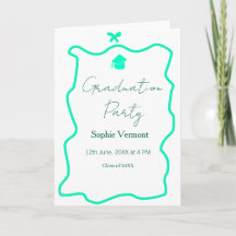fête de fin d'études ruban frontal espagnol vert p