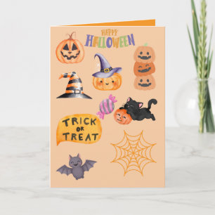 Carte Fête de Halloween personnalisée