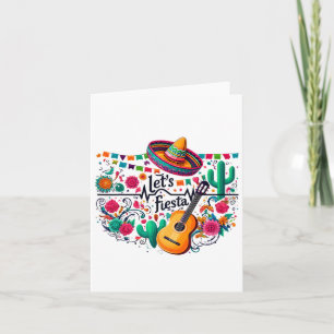 Carte Fête de la fête mexicaine