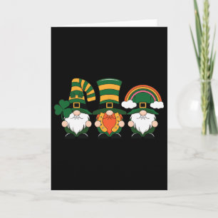 Carte Fête de la Saint-Patrick Lutins irlandais Gnomes i