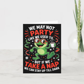 Carte Fête de la sieste de grenouille drôle pour les amo