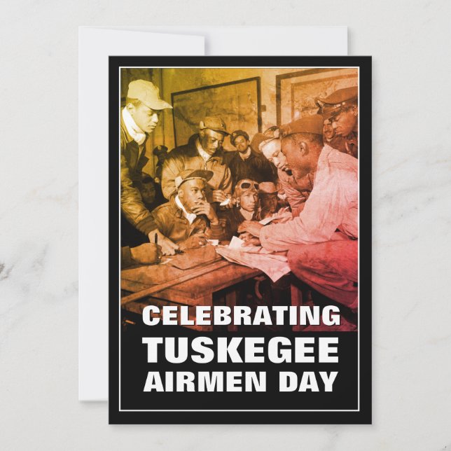 Carte Fête de l'AIRMEN DAY TUSKEGEE (Devant)