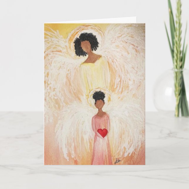 Carte Fête de ma mère Ange (Devant)