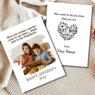 Carte Fête de Mère Drôle du Fils