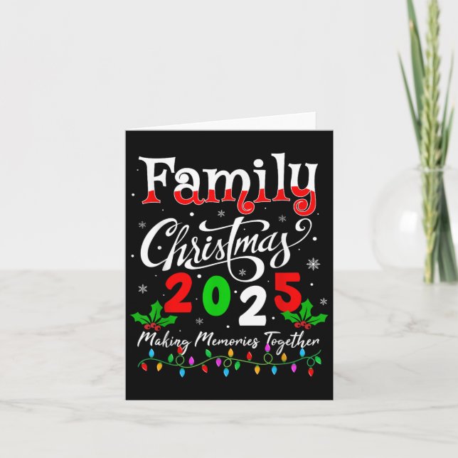 Carte Fête de Noël 2025 Correspondances Noël Pyjamas Chr (Devant)
