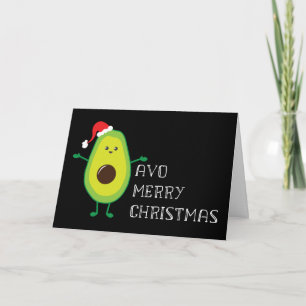 Carte Fête de Noël Avo Joyeux personnalisable