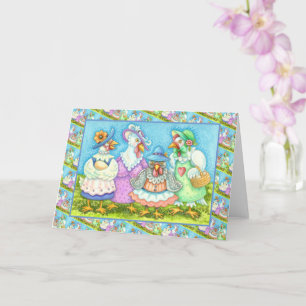 Carte FÊTE DE POULET HEN, PAYS AMATEURS DE FAMILLE Blank