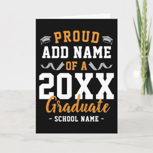 Carte Fête de remise des diplômes de la promotion A 2026