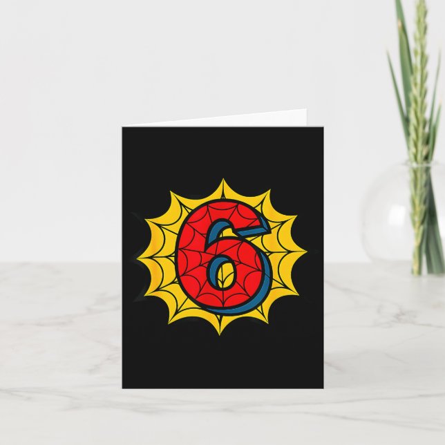 Carte Fête de thème Sder pour enfants 6 ans pour garçons (Devant)