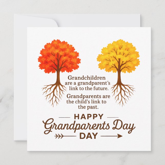 Carte Fête des grands-parents (Devant)