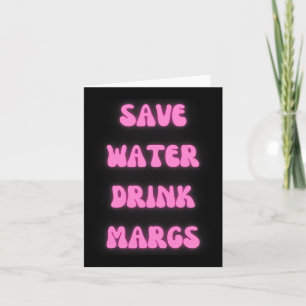 Carte Fête des Magrs Mexicains Économisez l'Eau