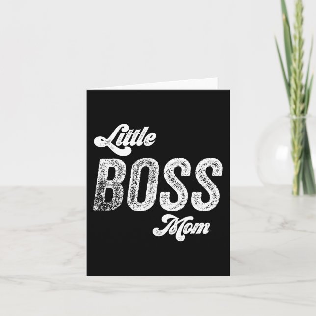 Carte Fête des mamans Boss Baby  (Devant)