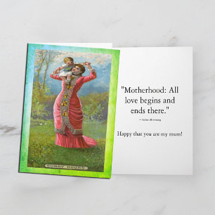 Carte Fête des mamans Vintage Mum Sunny Hours