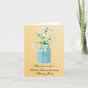 Carte Fête des mariées Daisies d'été
