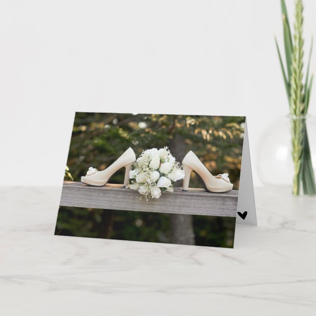 Carte Fête des mariées moderne chic (Devant)