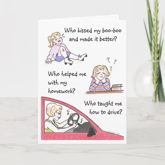 Carte Fête des mères (Devant)