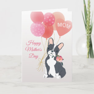 Carte Fête des Mères Amour de votre Bouledogue Français