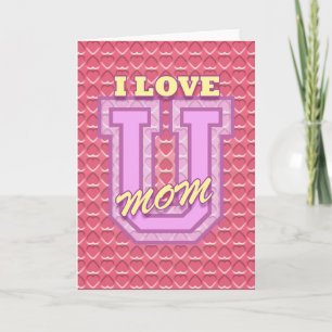 Carte Fête des Mères : Amour Maman