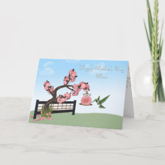 Carte Fête des mères Colibri