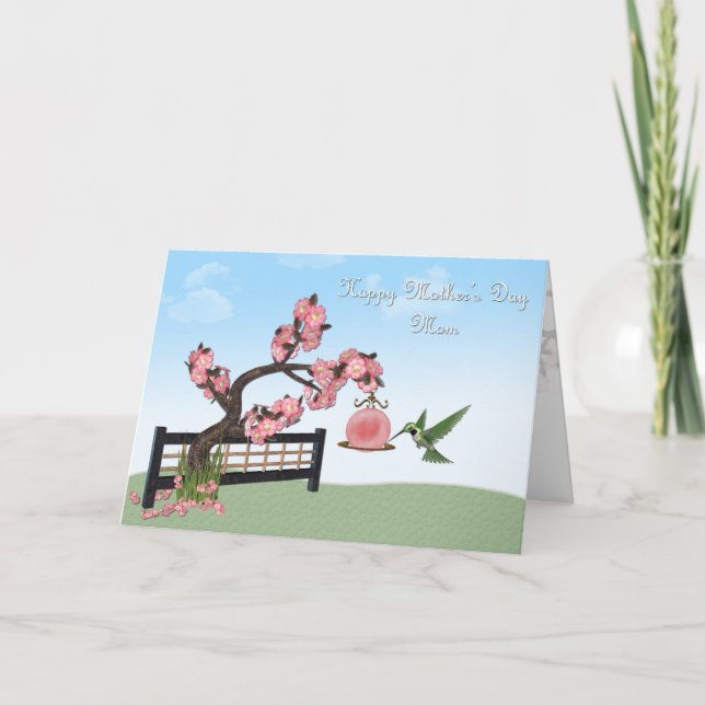 Carte Fête des mères Colibri (Devant)