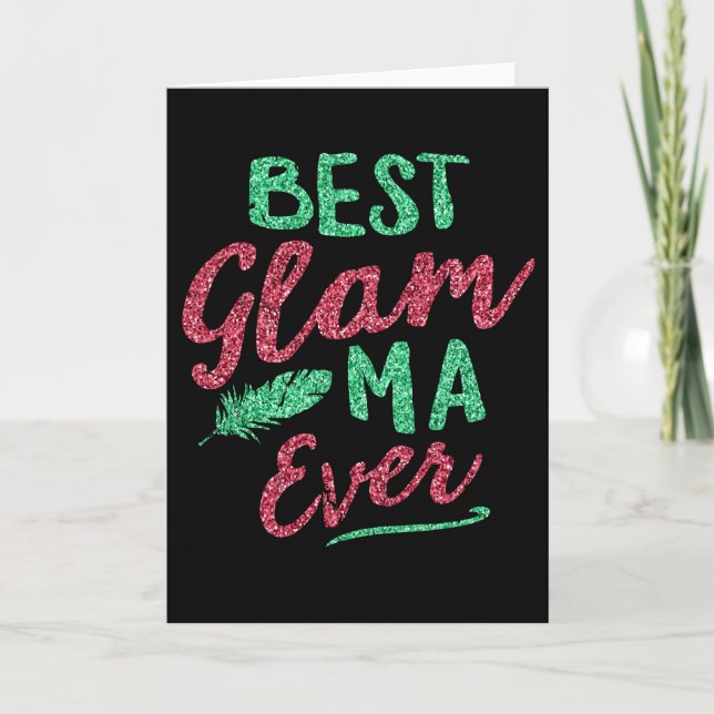 Carte Fête des mères de Glam-Ma Grand-mère (Devant)