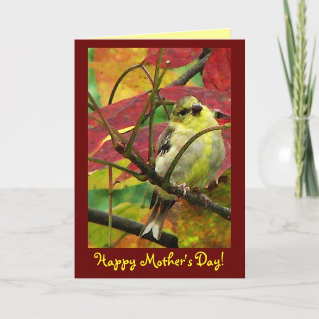 Carte Fête des mères de Goldfinch (Devant)