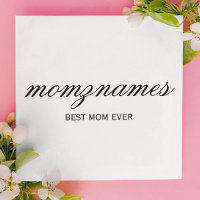 Fête des mères de la meilleure mère personnalisée