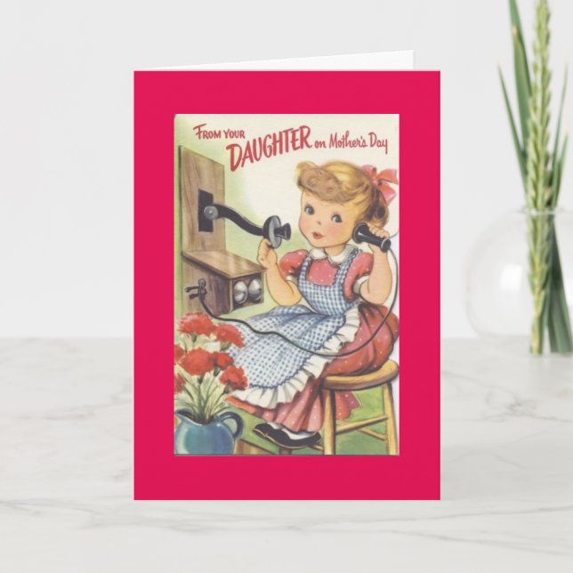 Carte Fête des mères de longue distance (Devant)