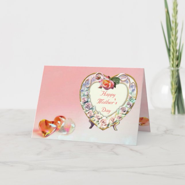 Carte Fête des mères des coeurs (Devant)