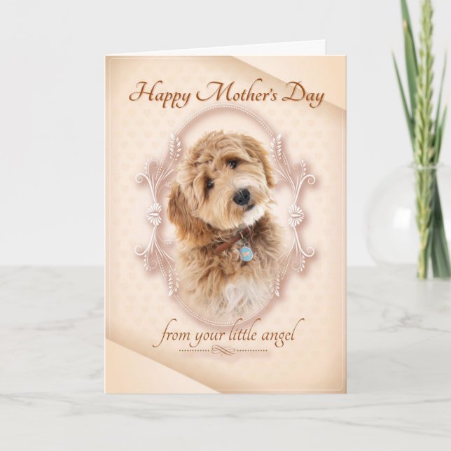 Carte Fête des mères drôle de gribouillis (Devant)