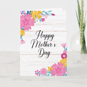 Carte Fête des mères du Bouquet floral
