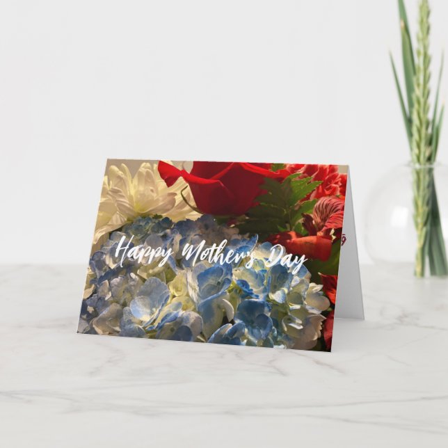 Carte Fête des mères florales (Devant)