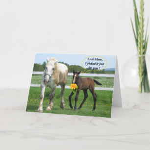 Carte Fête des Mères Horsy