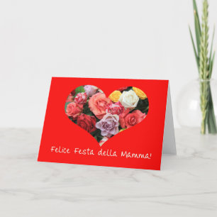 Carte fête des mères italienne heureuse !