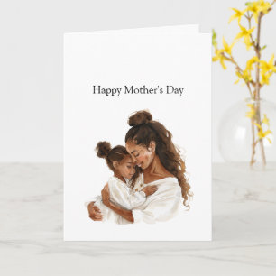 Carte Fête des Mères Maman Fille