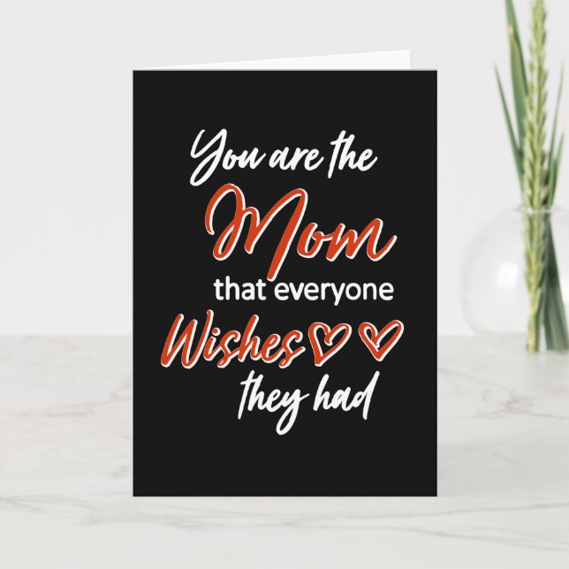 Carte Fête des mères Maman Maman Mère Mère Amour Mère Dr (Devant)