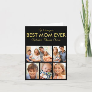 Carte Fête des mères Meilleure maman Toujours tendance C